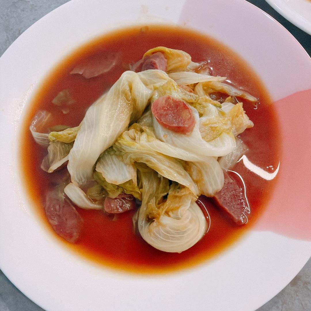 白灼西生菜