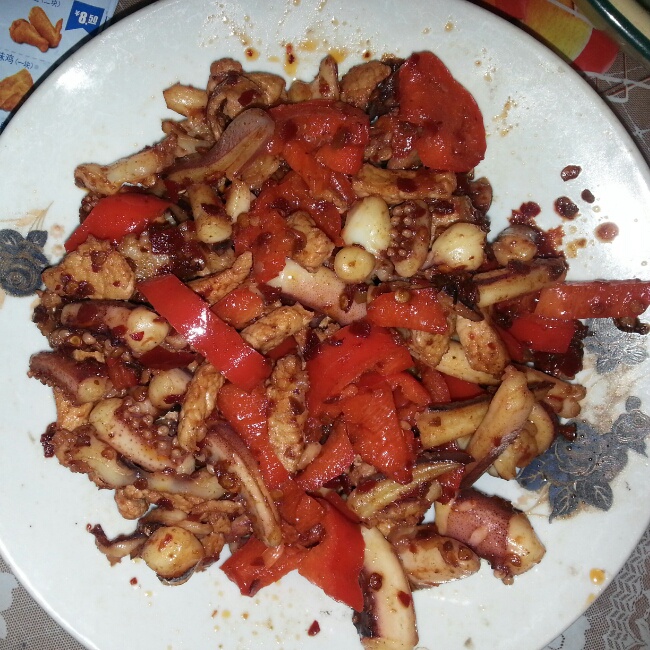 老干妈辣炒鱿鱼须