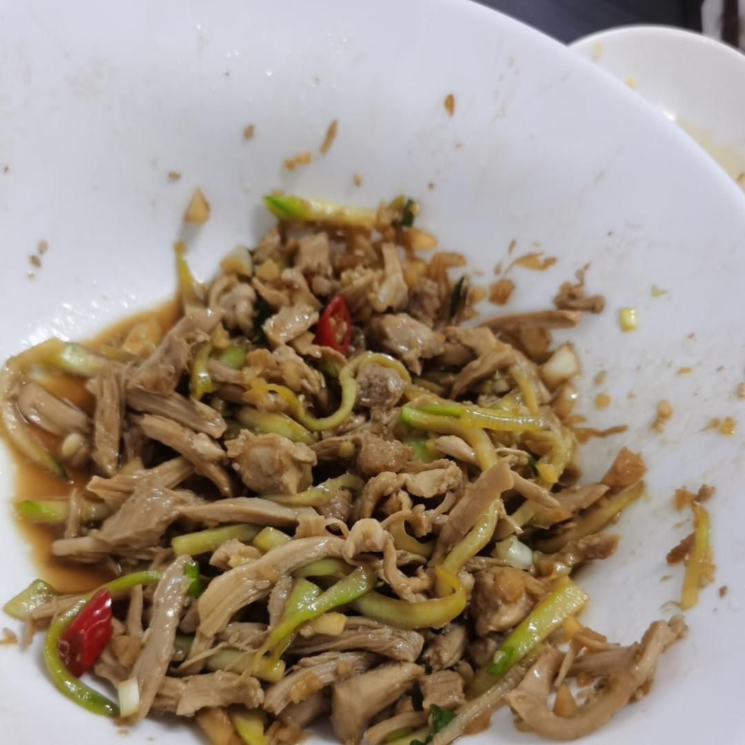 夏日减脂轻食～凉拌鸡丝