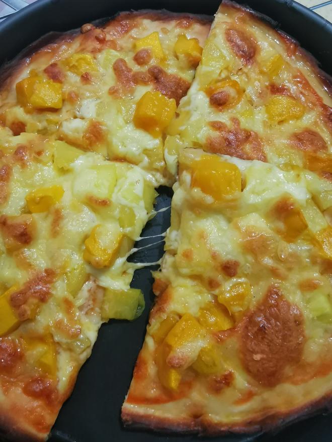 自制九寸水果披萨，味道不要太好！的做法