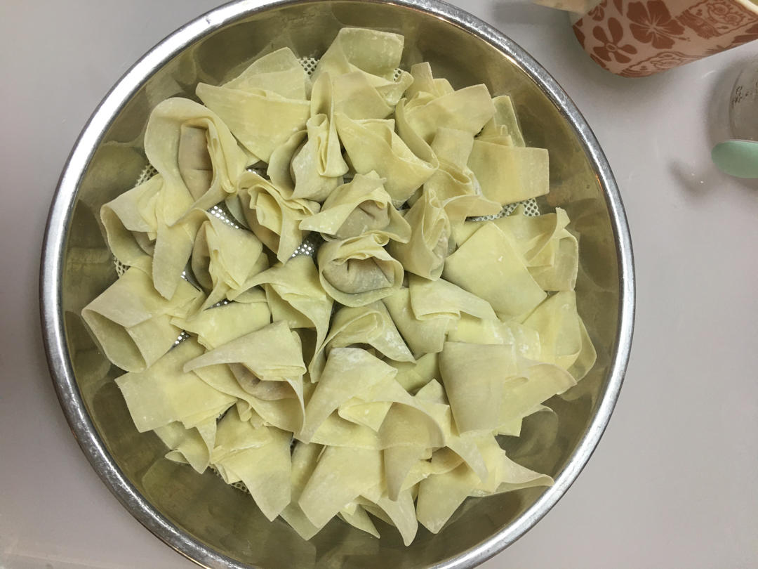 肉不柴的馄饨馅