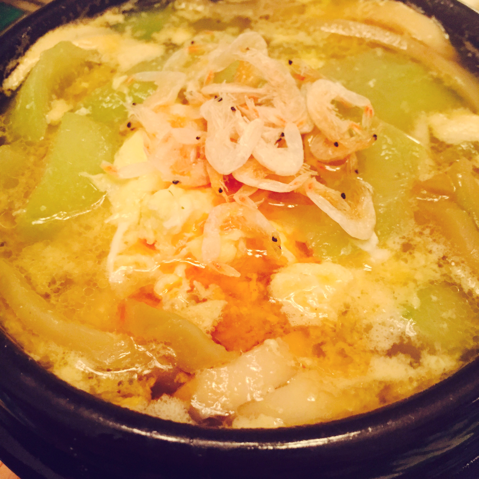 芙蓉菌菇丝瓜汤