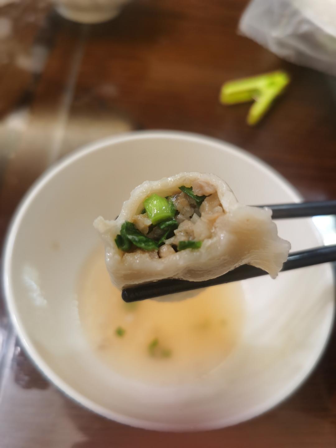 手工揉面三分钟，又韧又薄又好包的饺子皮