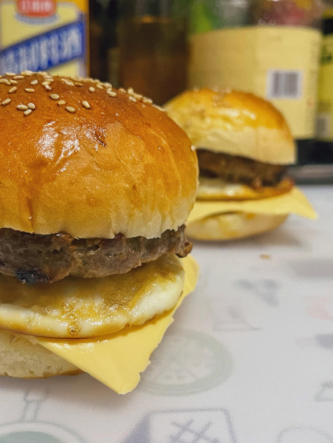 牛肉饼汉堡🍔