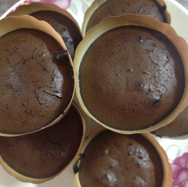 古典巧克力cupcake配马斯卡彭奶油霜