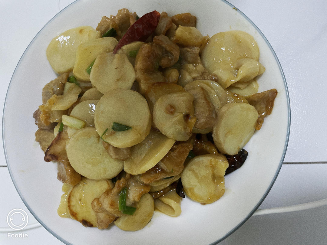 杏鲍菇炒肉片