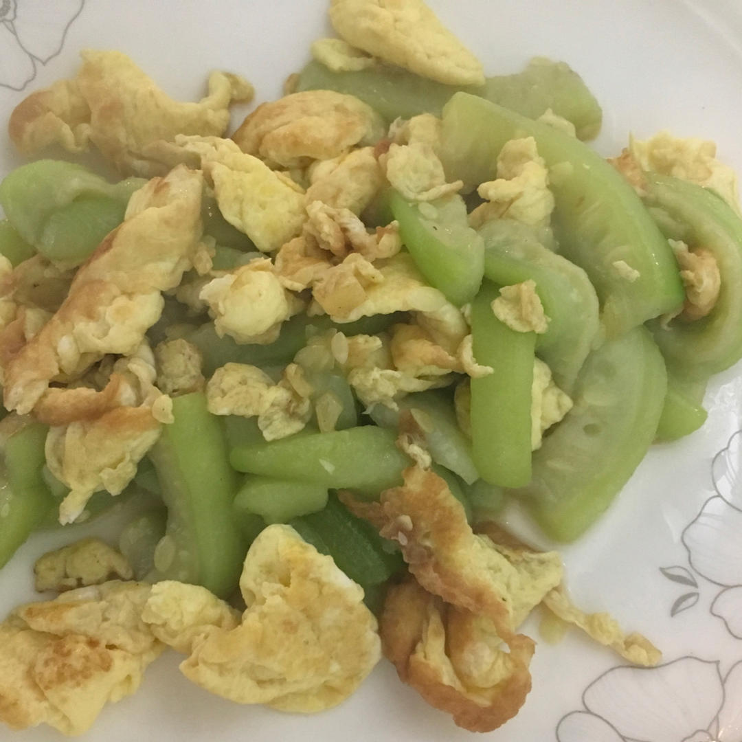 丝瓜炒蛋