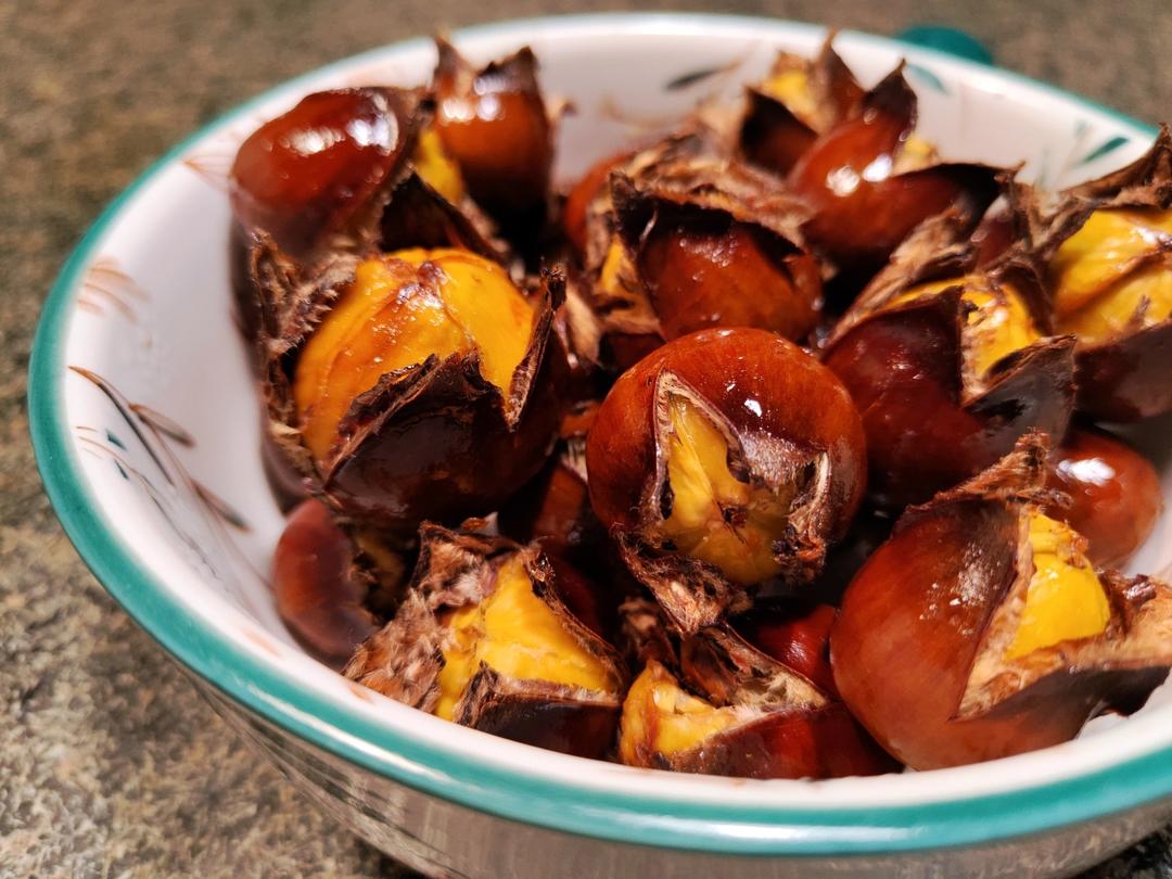 空气炸锅糖炒栗子