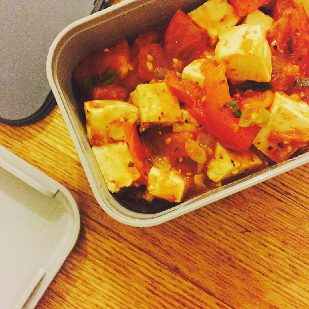 番茄炖豆腐