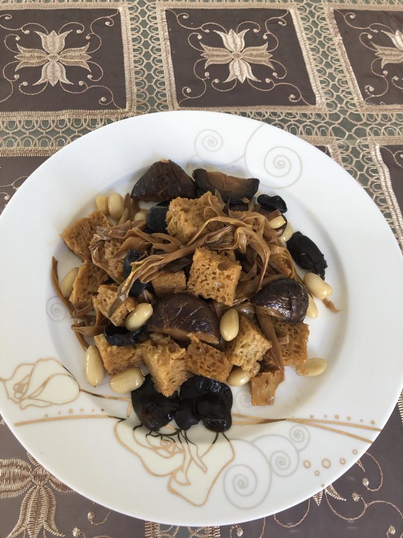 鲜上加鲜的四鲜烤麸～不油炸