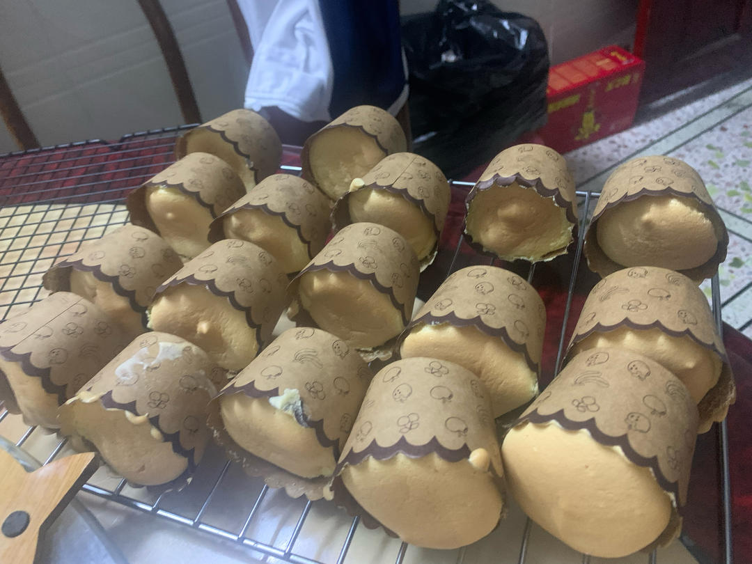 纸杯蛋糕 8寸戚风蛋糕的量