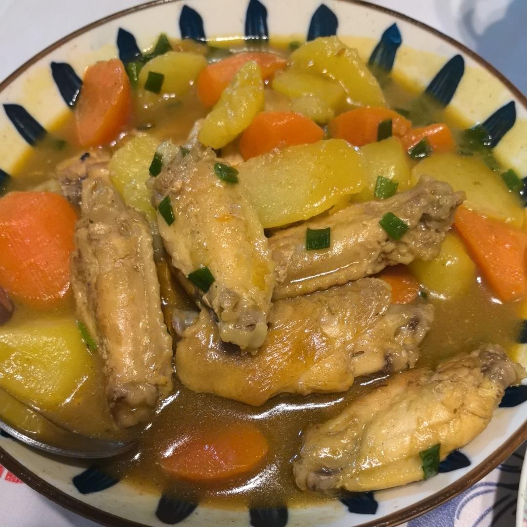咖喱鸡翅