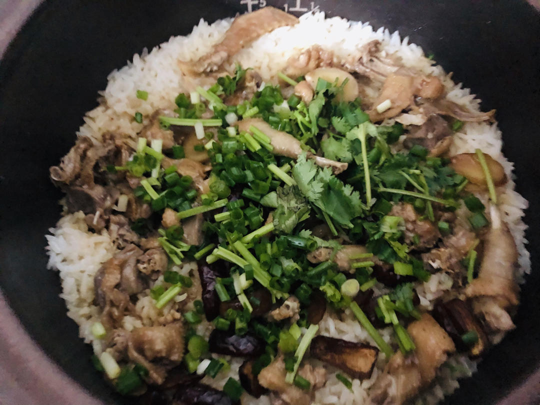 秋冬进补篇～一锅鸽饭