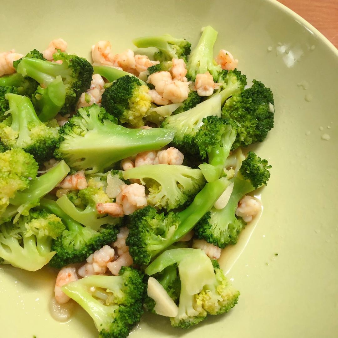 西兰花炒虾仁🍤