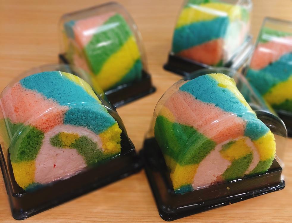 明镜台1做的彩虹蛋糕卷