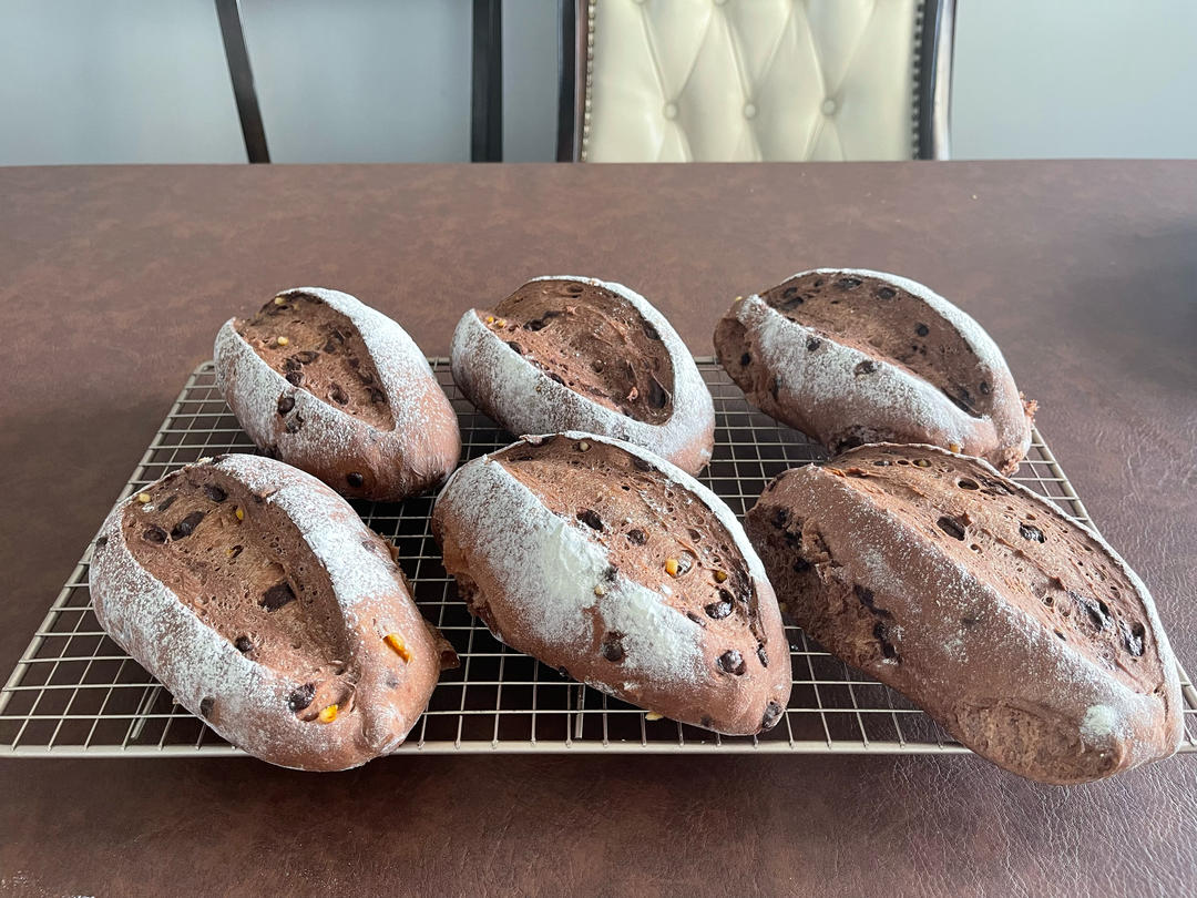 无糖无油巧克力香橙面包㊙️居然好吃到离谱❗