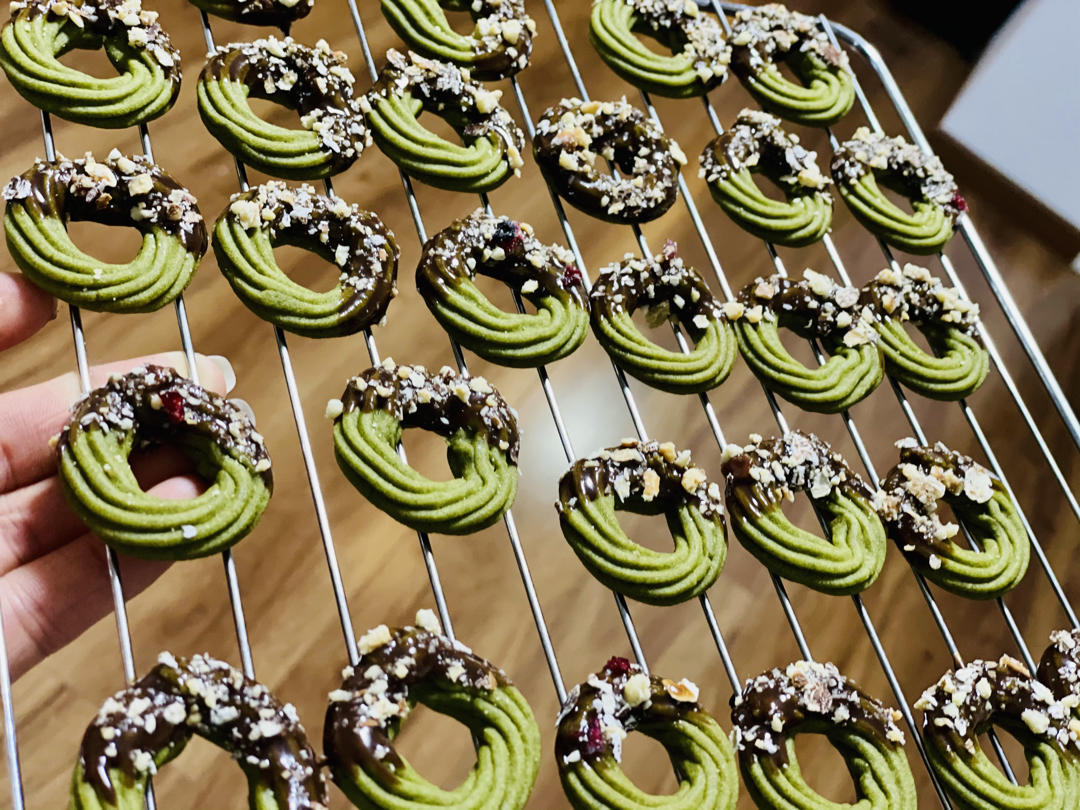 花环曲奇，圣诞节应景小饼干