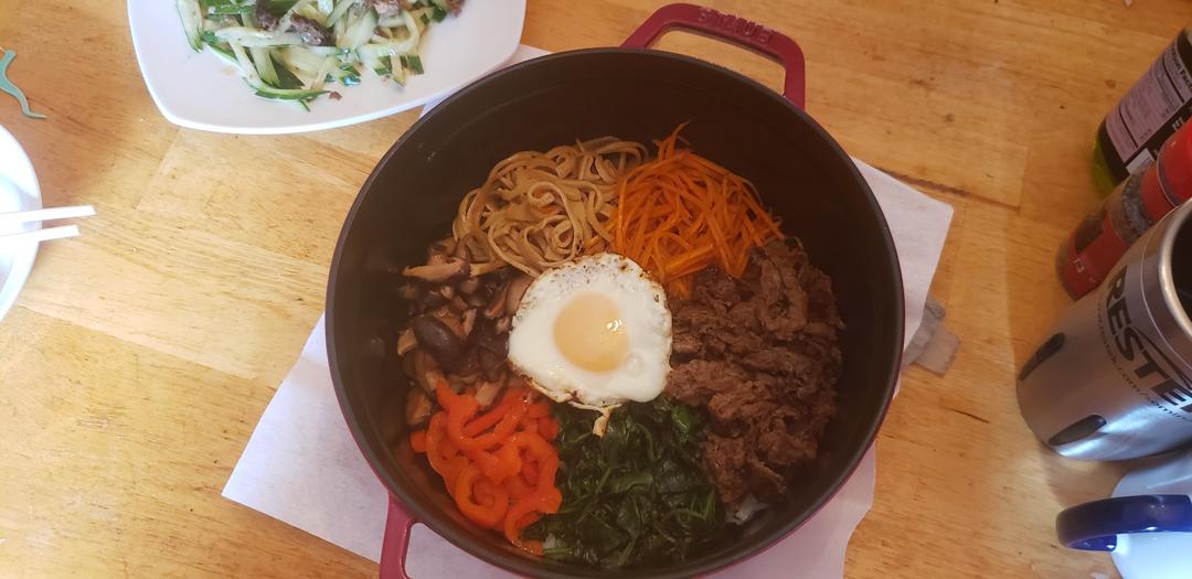 【北鼎珐琅铸铁锅食谱】芝士肥肉石锅拌饭
