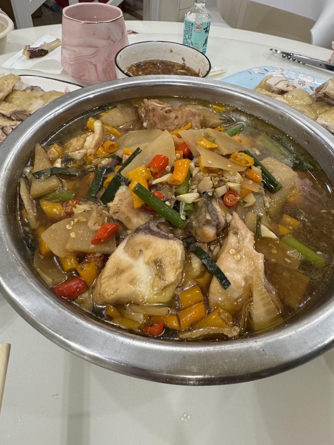 酸笋黄焖鱼（南雄风味）