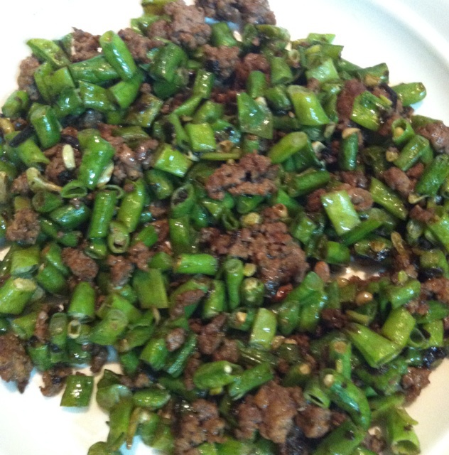 肉末橄榄菜四季豆