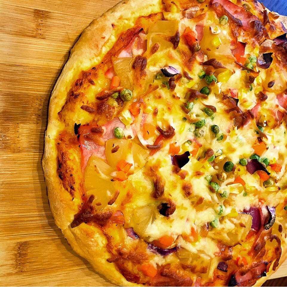 夏威夷pizza（附饼底冷冻法）