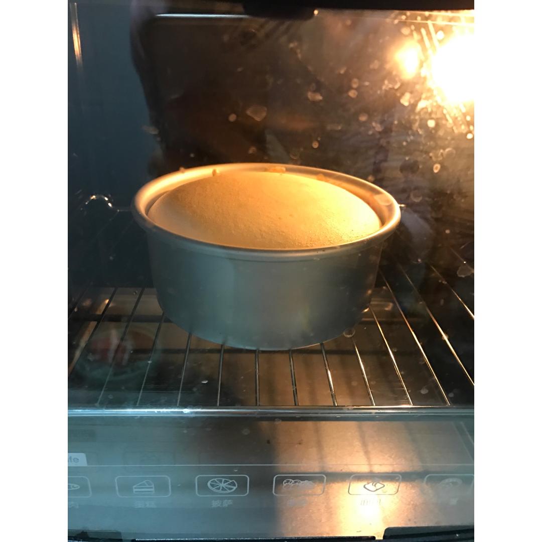 6寸原味戚风蛋糕