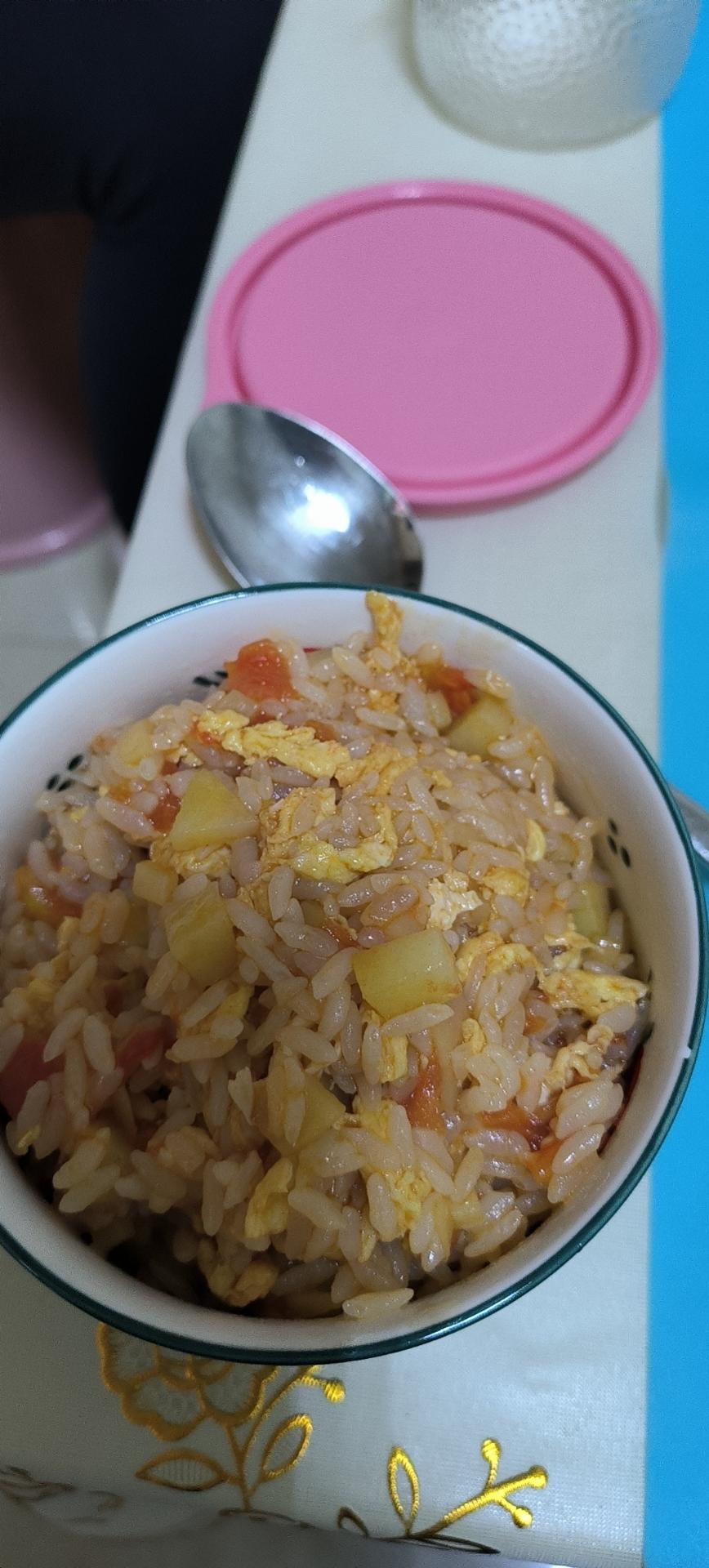 零失败❣️浓香番茄土豆烩饭