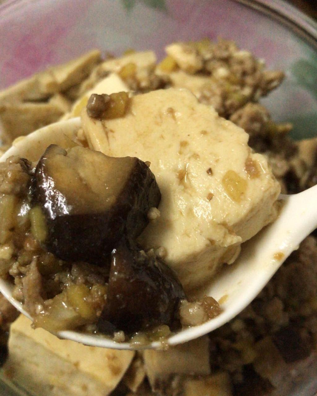 超级下饭的香菇肉沫豆腐