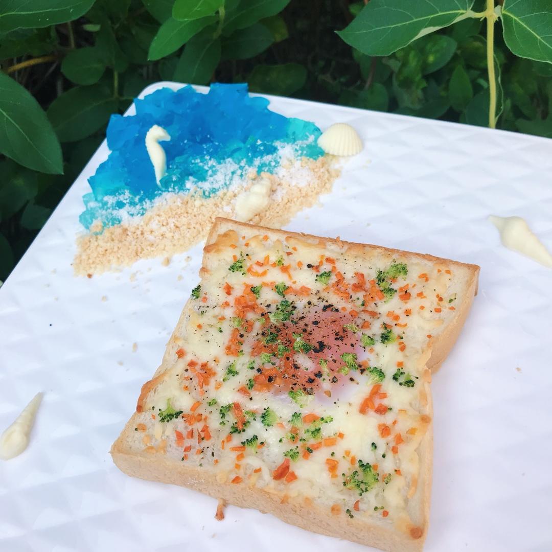 快手早餐🥣脆脆的鸡蛋烤吐司