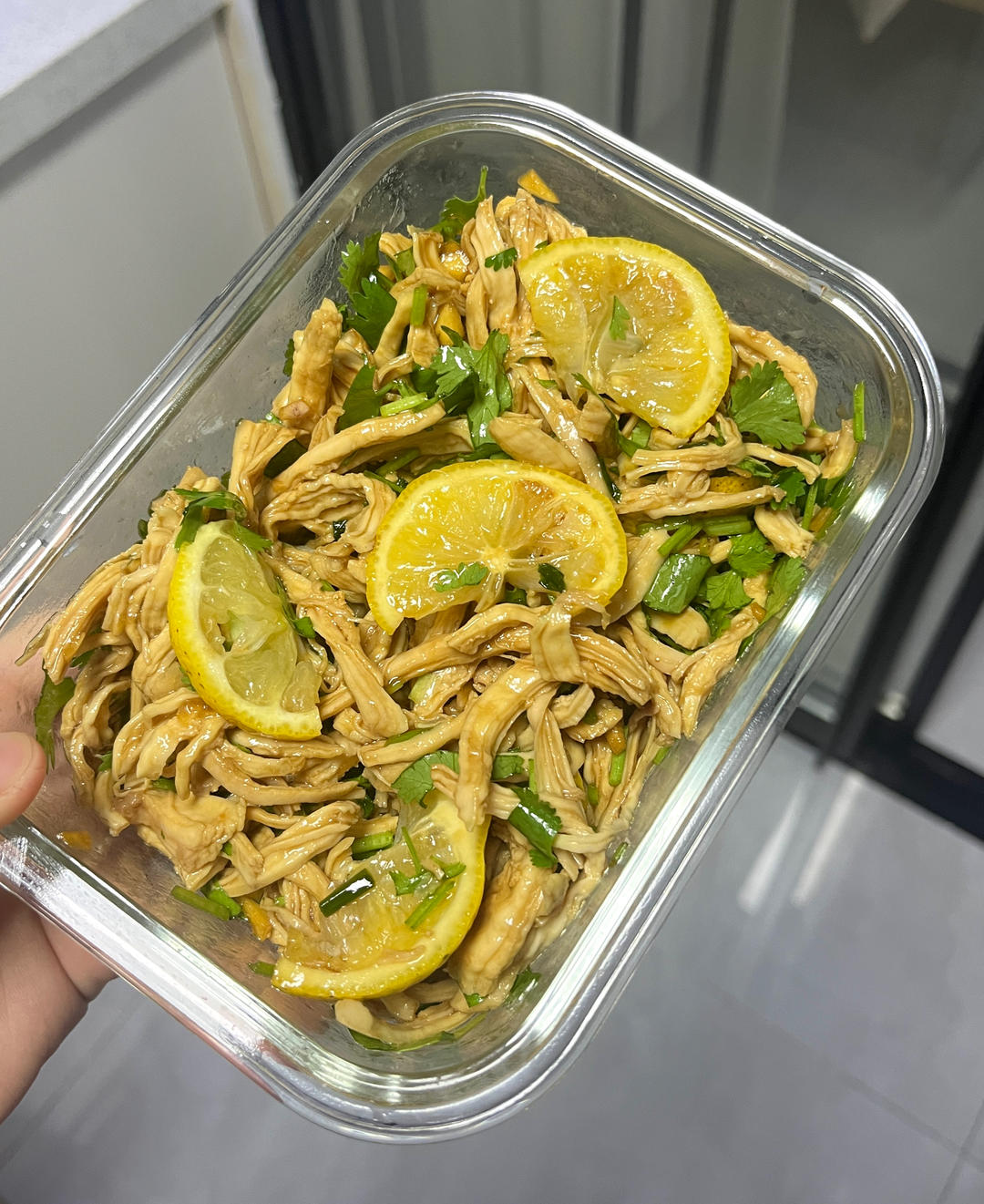 ✅ 第6道快手低脂菜✨清爽美味的柠檬鸡丝🍋鸡胸肉满分吃法💯