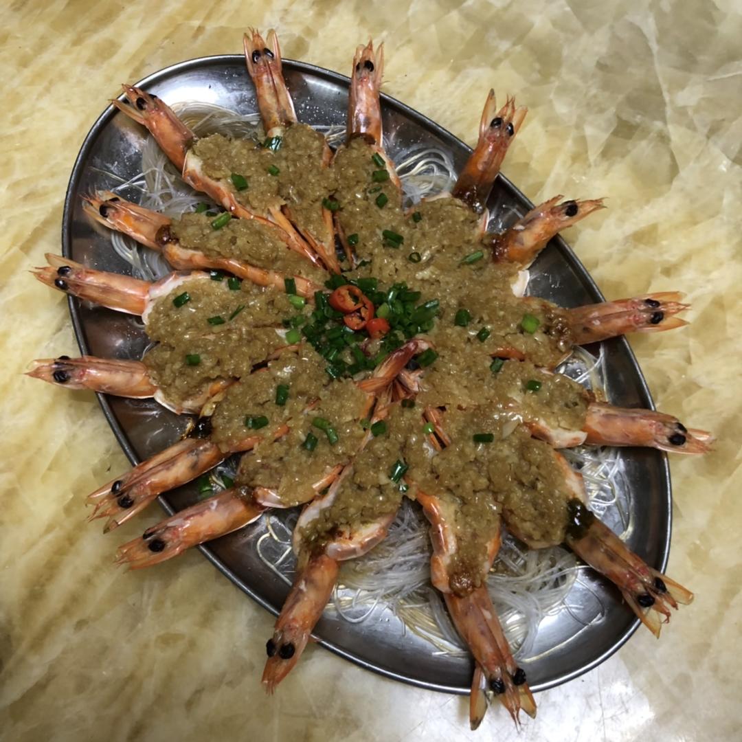 蒜蓉粉丝蒸虾