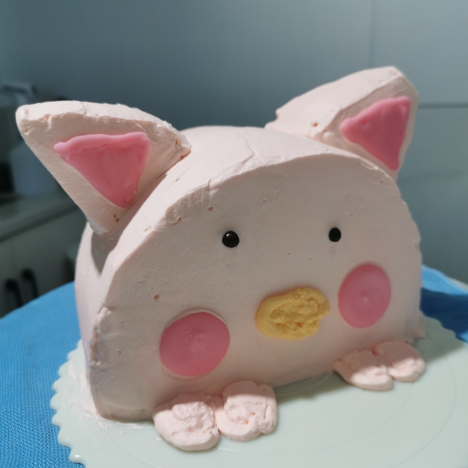 粉小猪🐷蛋糕的做法
