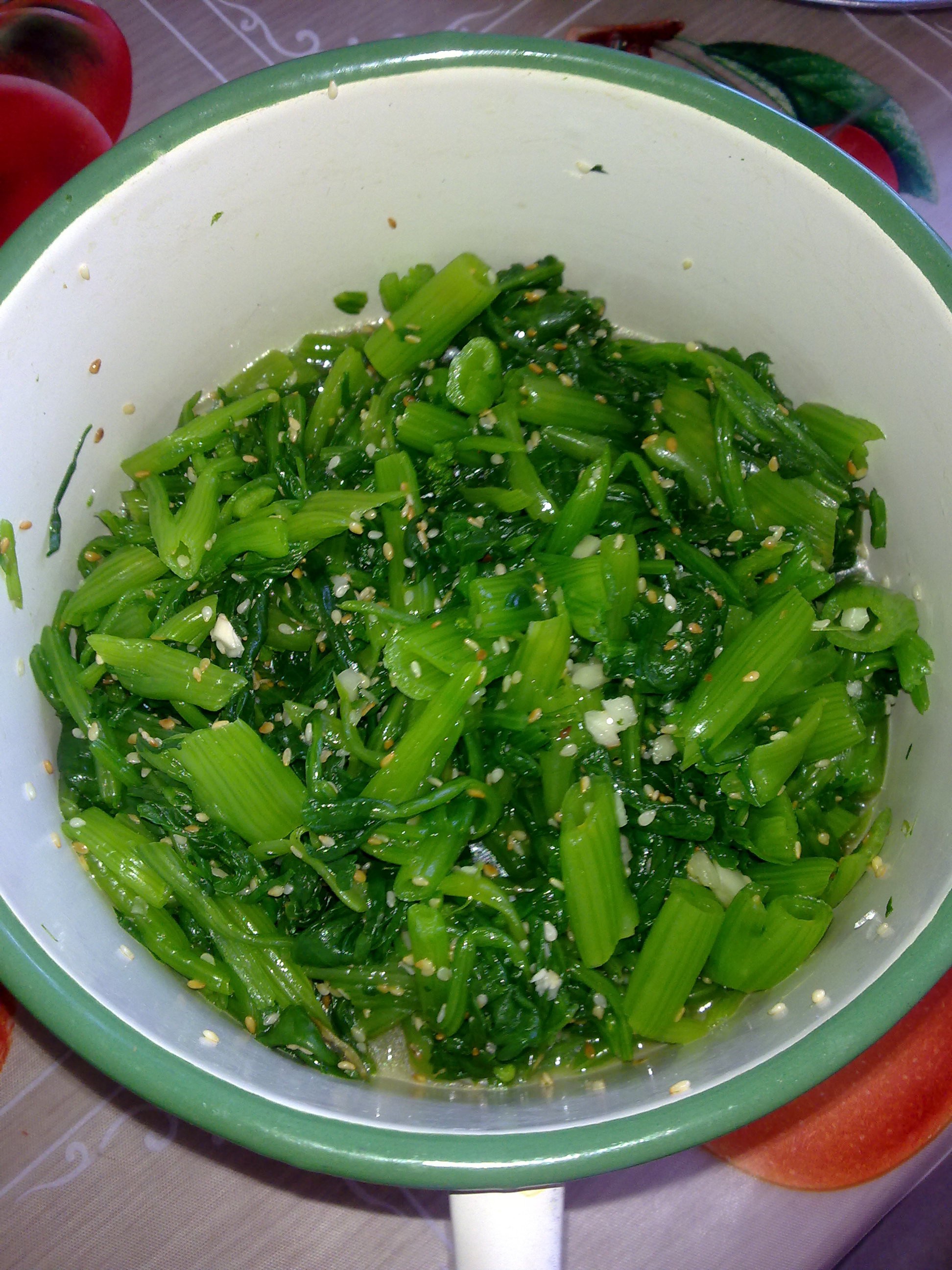 麻酱拌菠菜