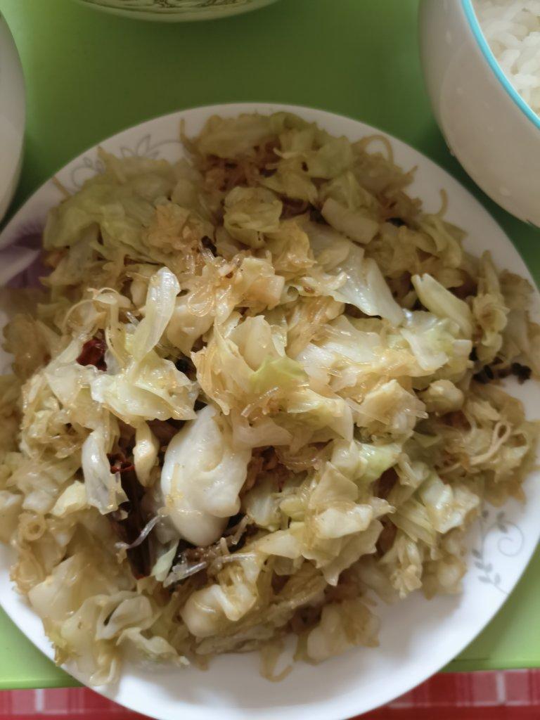 包菜粉丝（粉丝炒包菜）