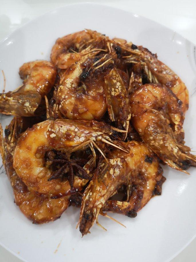 红烧啤酒虾