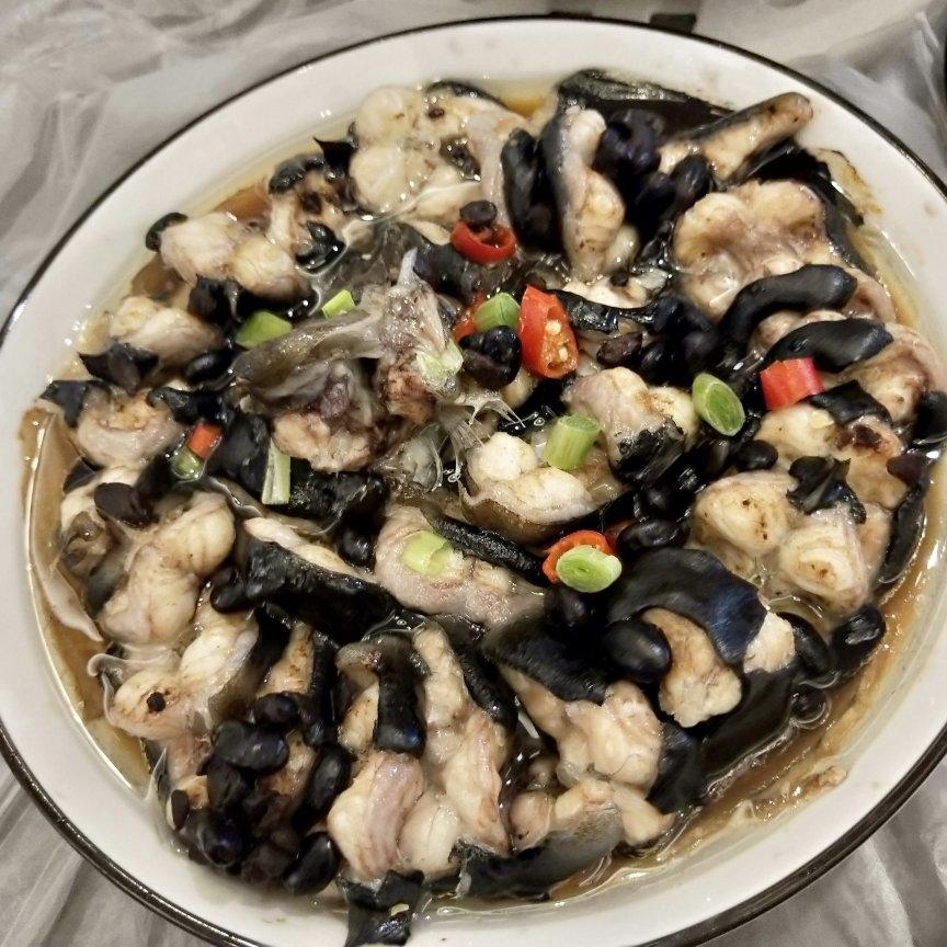 豆豉蒸鳗鱼