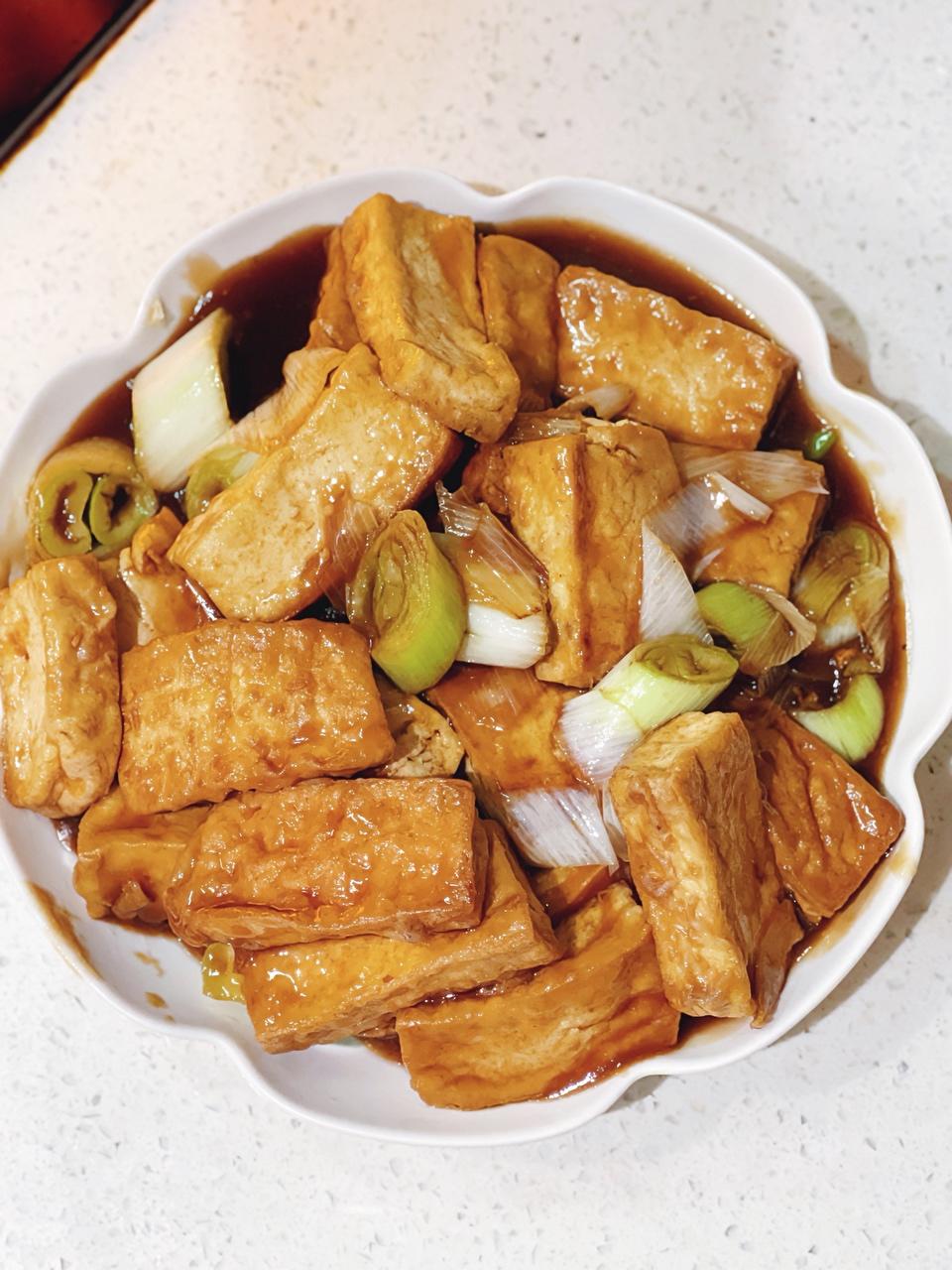 葱烧豆腐的做法