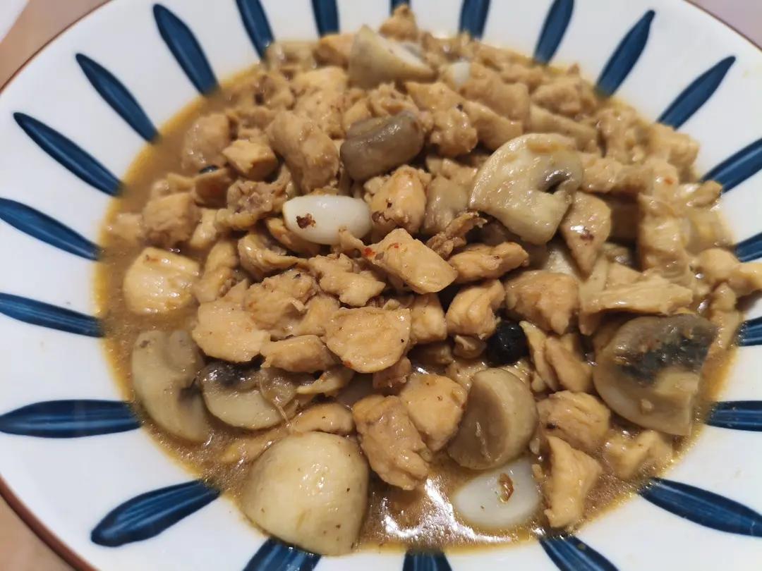 口蘑鸡胸肉