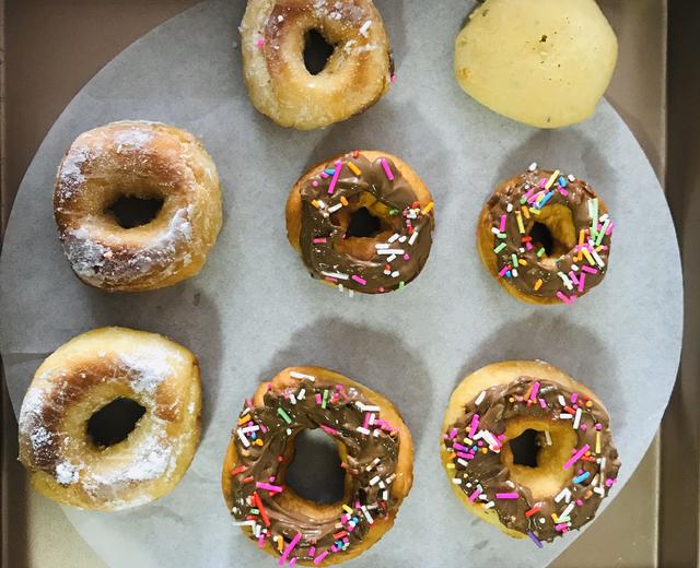 宝贝最爱的小小甜甜圈🍩免烤箱(新手版)的做法