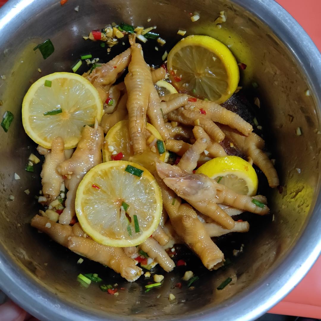 【柠檬酸辣鸡爪】自制超级无敌美味的网红鸡爪