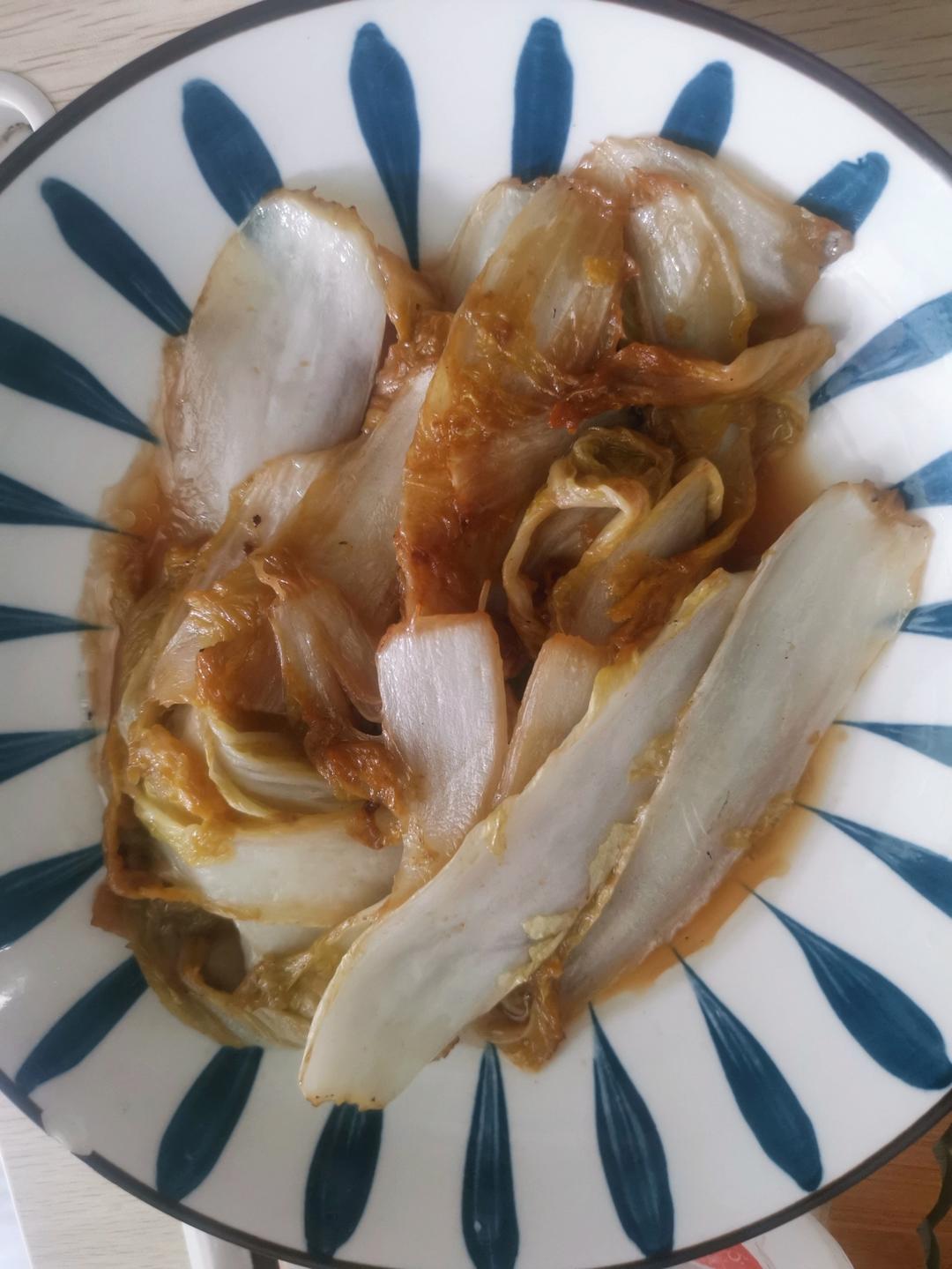 最容易的家常菜之——清炒大白菜