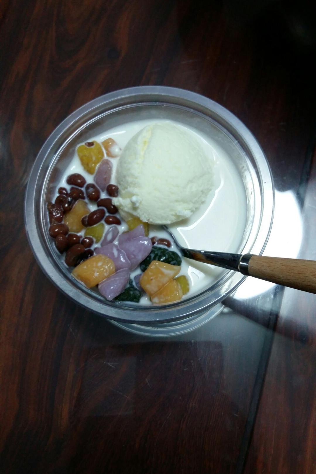 【视频】椰汁芋圆（芋头、红薯、紫薯圆）