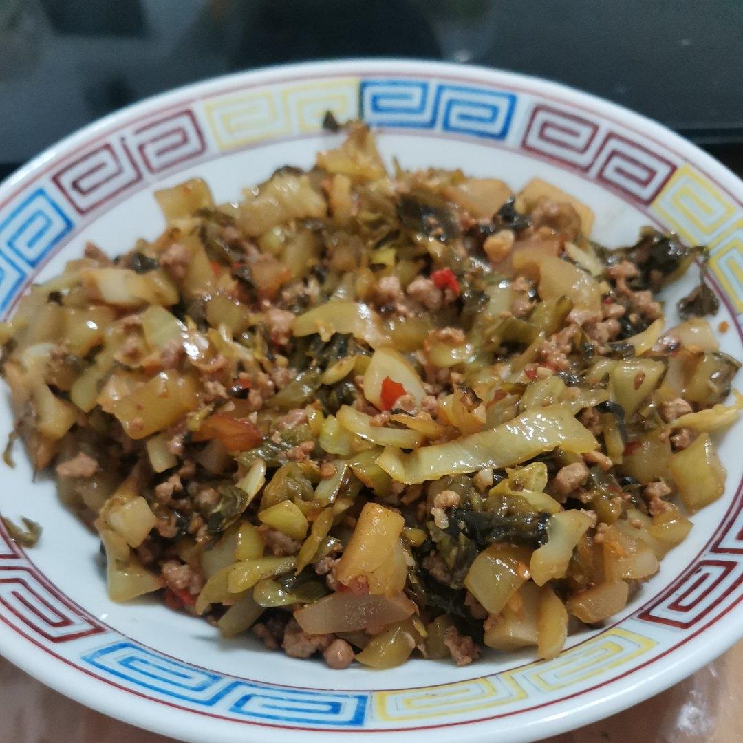 酸菜肉末（香辣下饭）