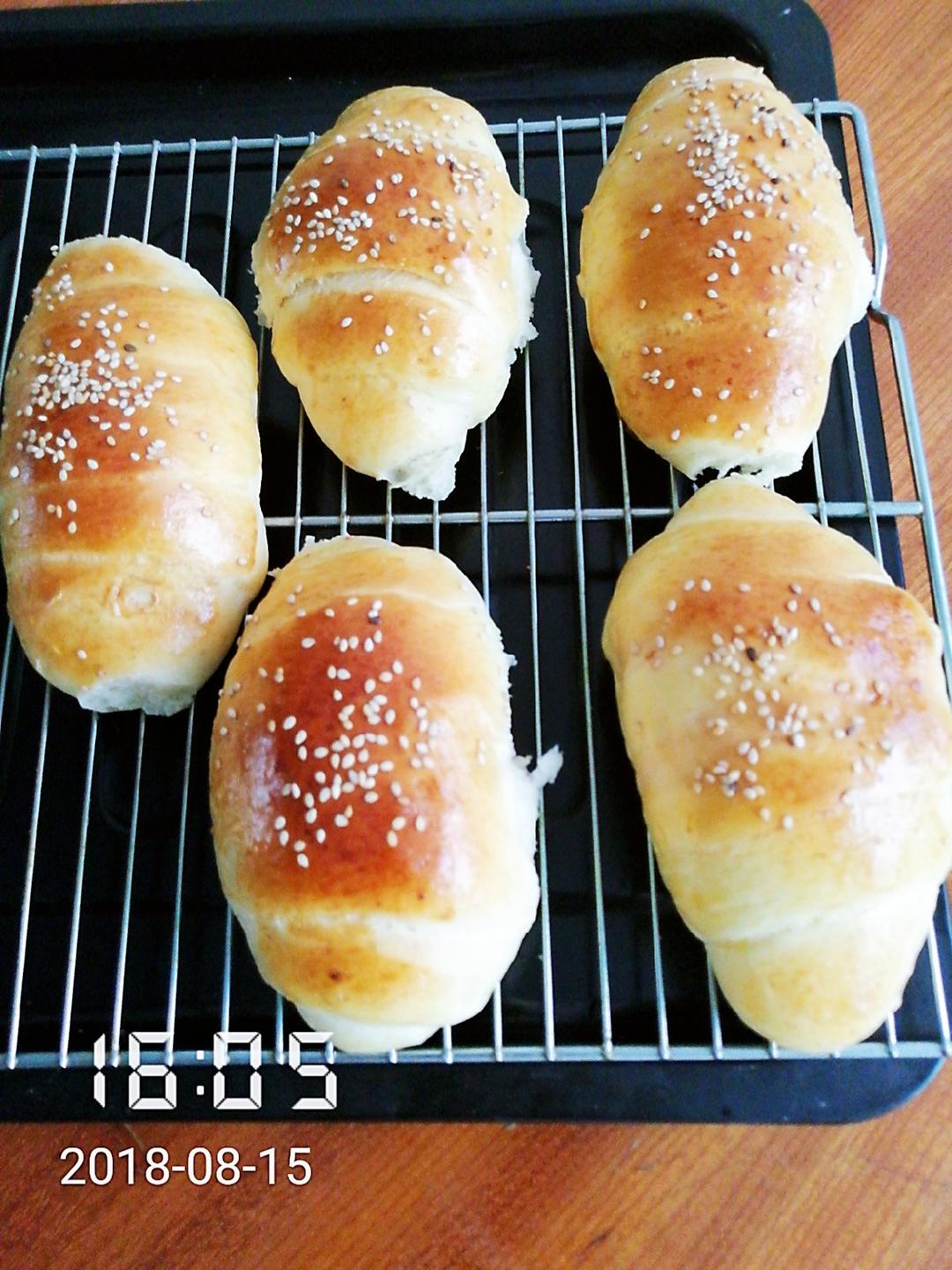 香葱火腿肉松面包