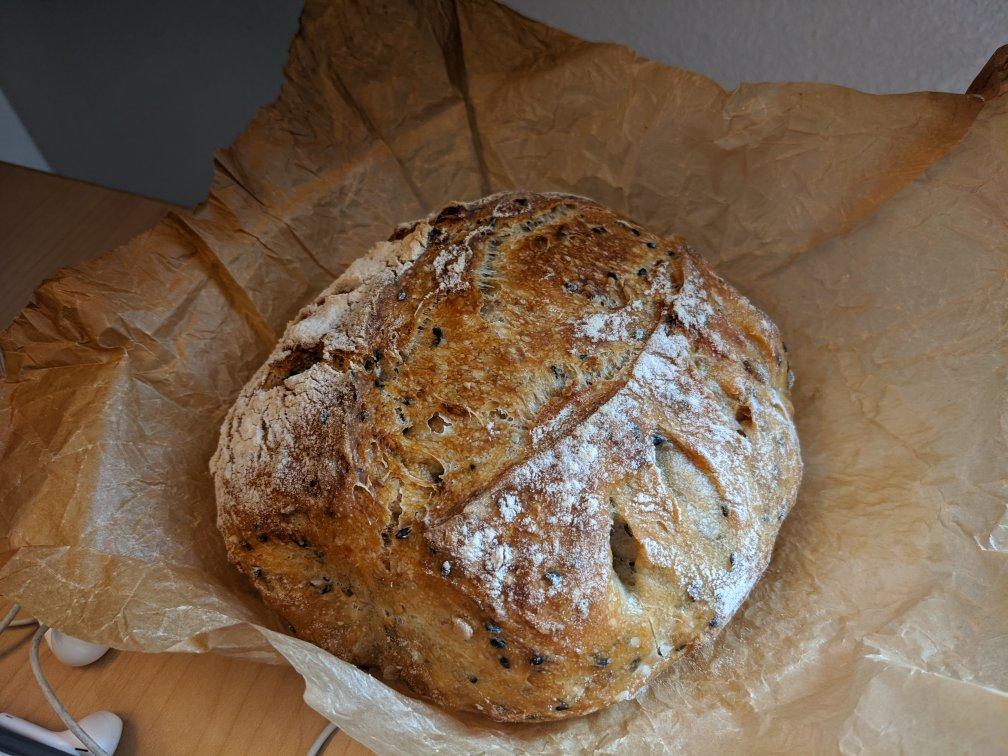 jim lahey no knead bread for 2 quart DO