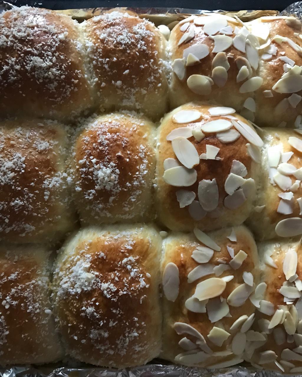 鲜奶油小餐包（一次发酵）