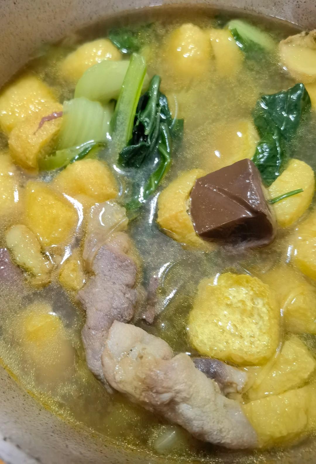 咖喱牛肉粉丝汤
