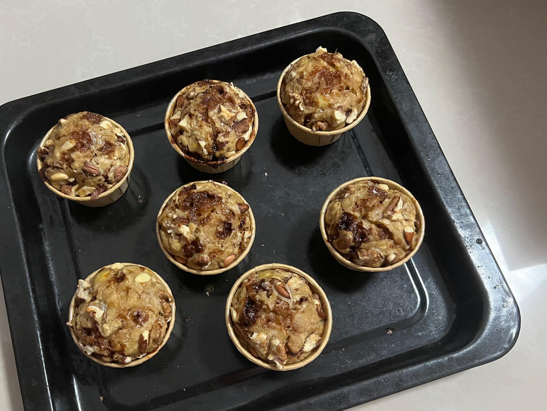 香蕉核桃麦芬 （超级湿润）