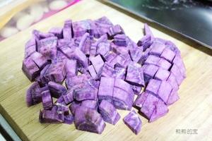 皂角米紫薯西米露的做法 步骤2