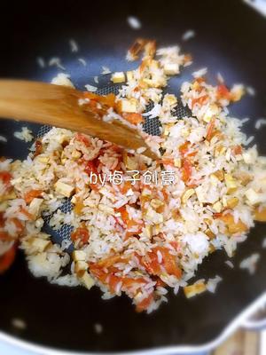 红米苋炒饭的做法 步骤5